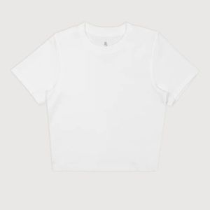 White Pima cotton tee